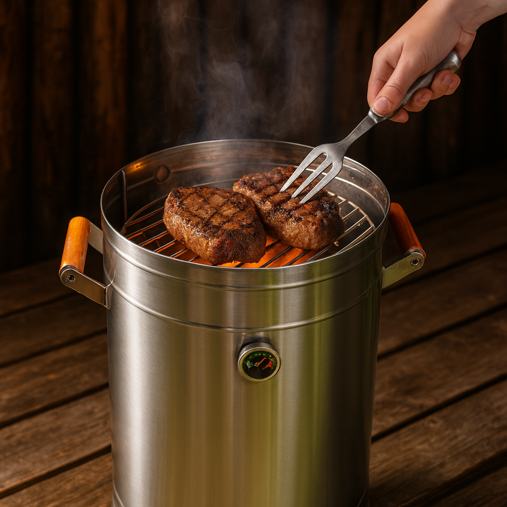 BarrilMaster 360°™ – El asador que convierte cualquier patio en una estación de BBQ profesional